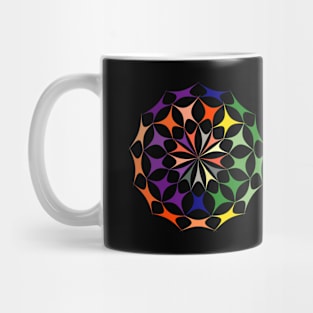 3D FLORAL FLOWER ABSTRACT DESIGN Mug